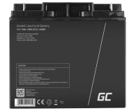 Green Cell Akumulator AGM  12V 18Ah - 547922 - zdjęcie 2